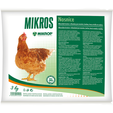 Mikros za kokoši nesilice - vitaminska hrana 3 kg