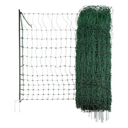Vodljiva mreža za perad 106 cm, 50 m, 2 šiljka, zelena + vrata 105 cm