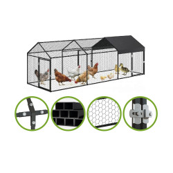 Metalni ograđeni prostor - vanjski kavez 3x1x1 m