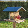 Drvena hranilica za ptice sa postoljem AGF330